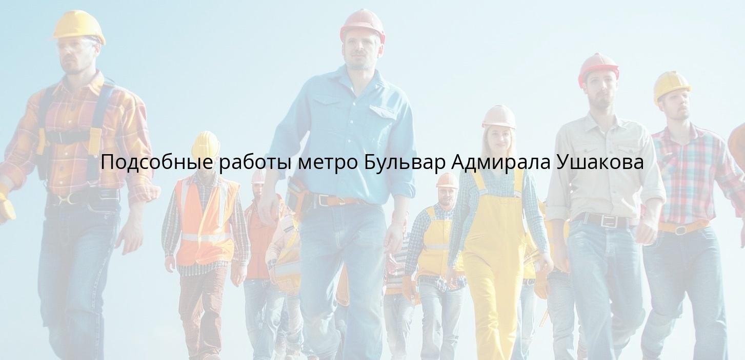 Подсобные работы метро Бульвар Адмирала Ушакова