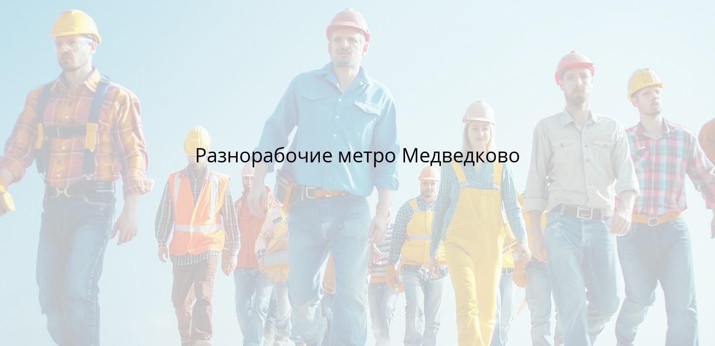 Разнорабочие метро Медведково